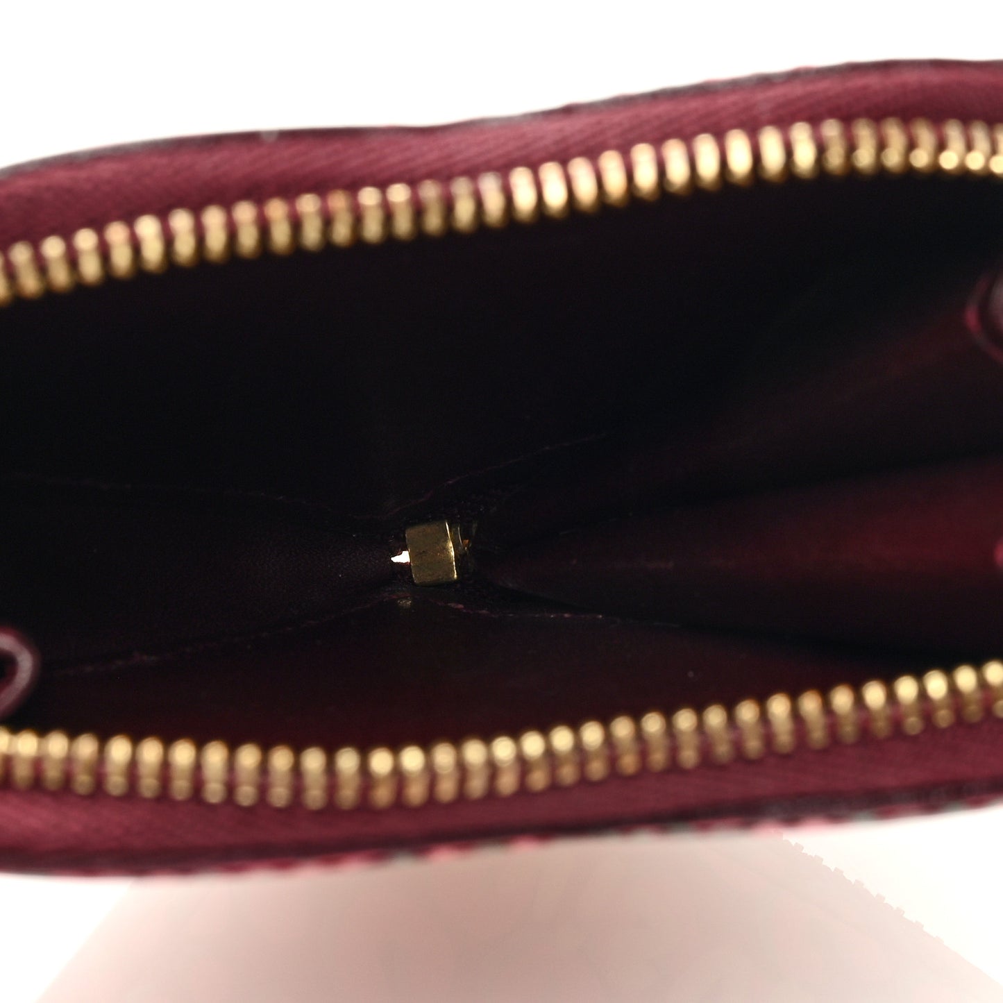 Vernis Leopard Coeur Heart Coin Purse Rouge Fauviste