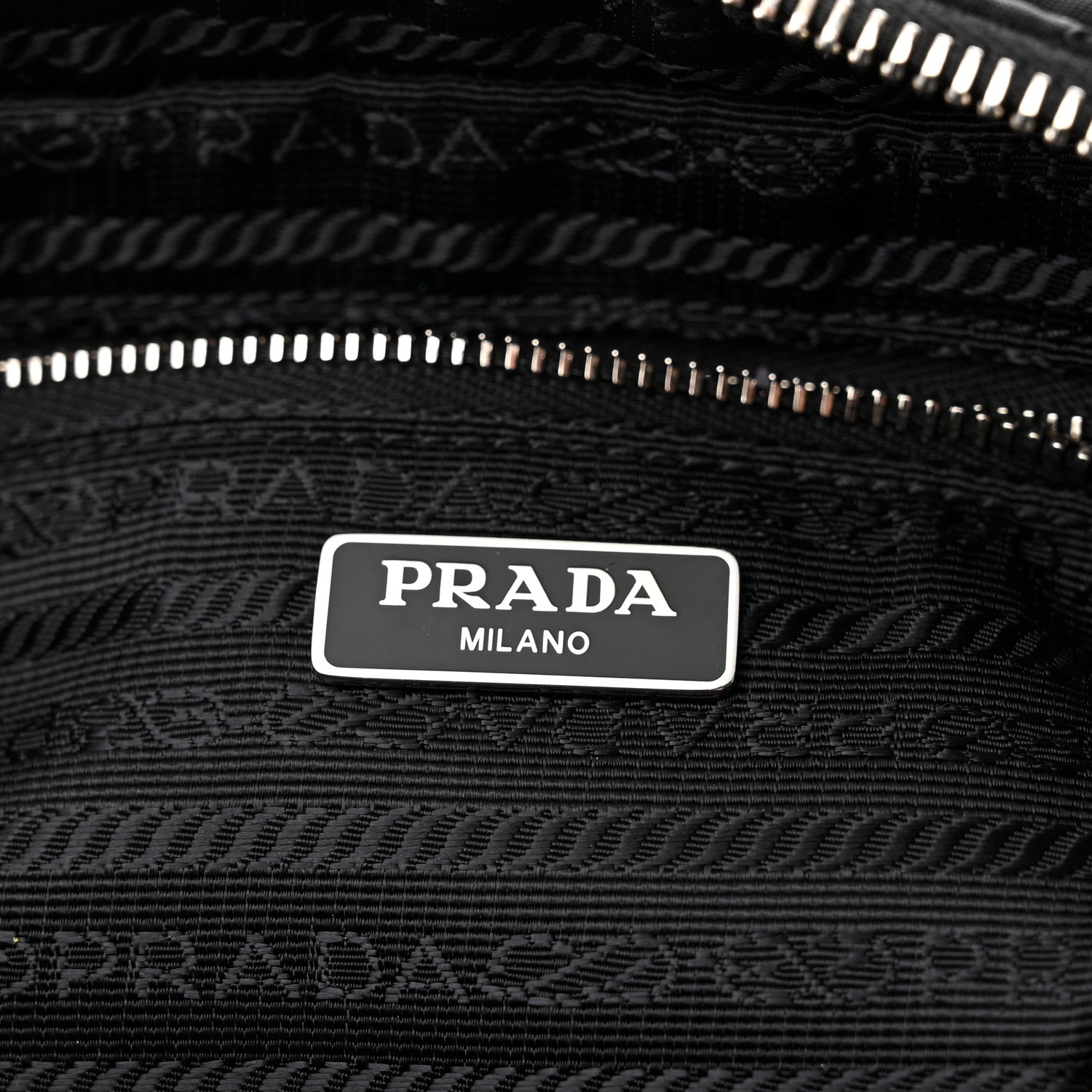 Prada Nylon Tessuto Impuntu Quilted Bandoliera Crossbody Bag Black 5 of 9