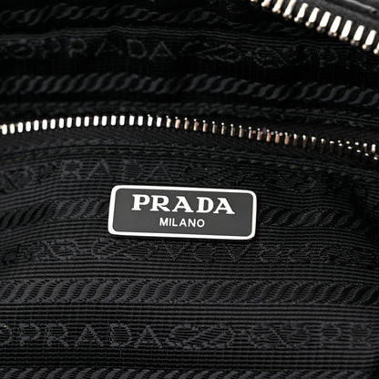 Prada Nylon Tessuto Impuntu Quilted Bandoliera Crossbody Bag Black 5 of 9