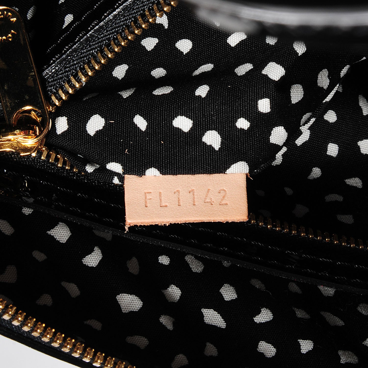 Louis Vuitton Vernis Kusama Infinity Dots Lockit MM Black 7 of 7
