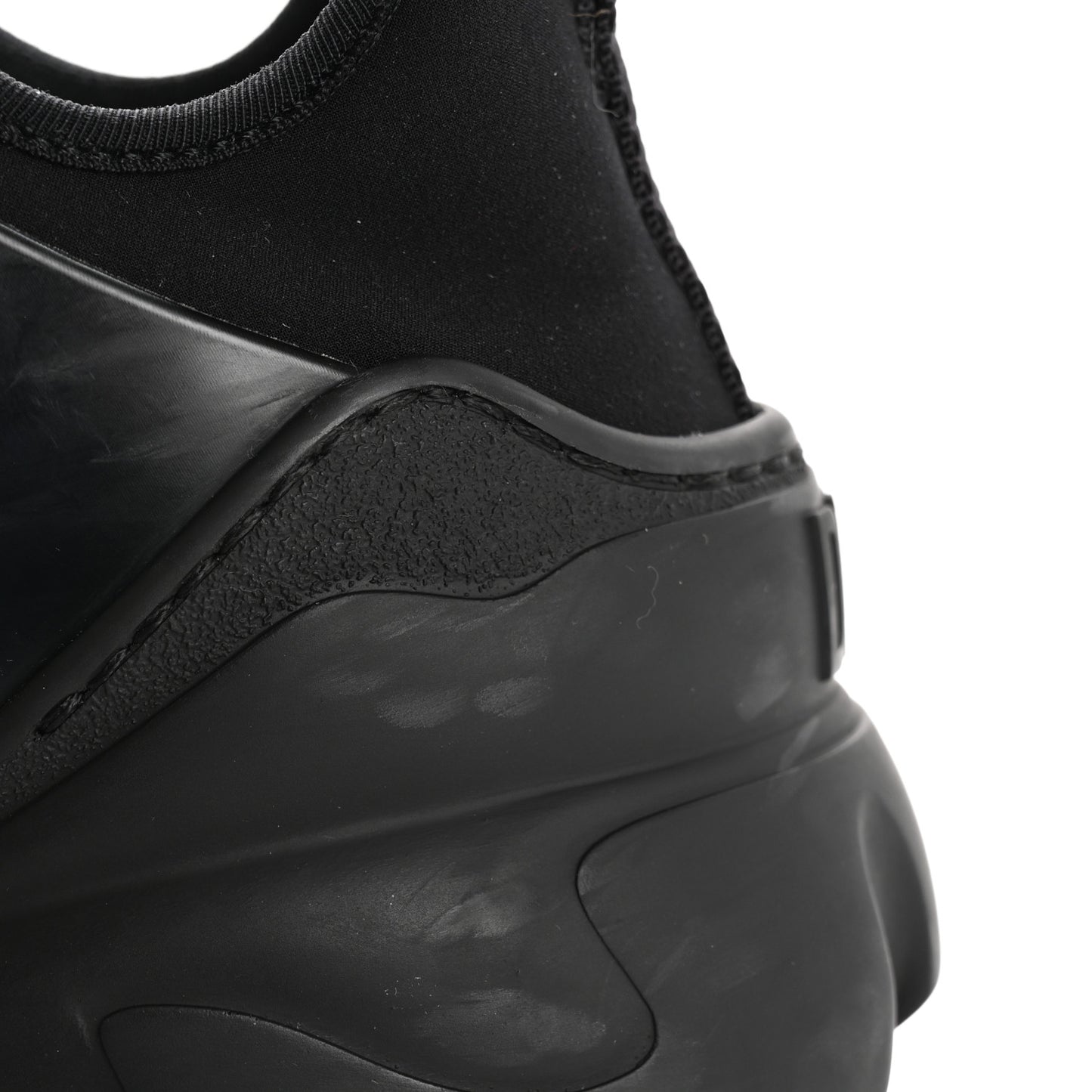 Neoprene Rubber Womens D-Connect Sneakers 38 Black