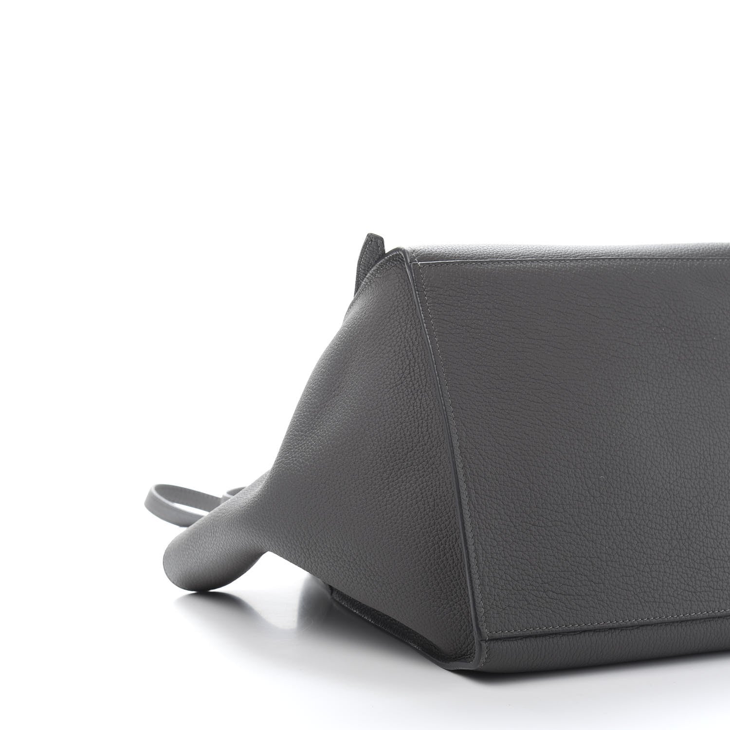 Celine Supple Grained Calfskin Long Strap Small Big Bag Gray 8 of 12