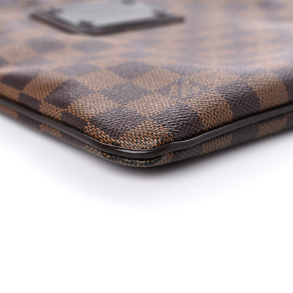 Louis Vuitton Damier Ebene Brooklyn Flat Pochette 7 of 12