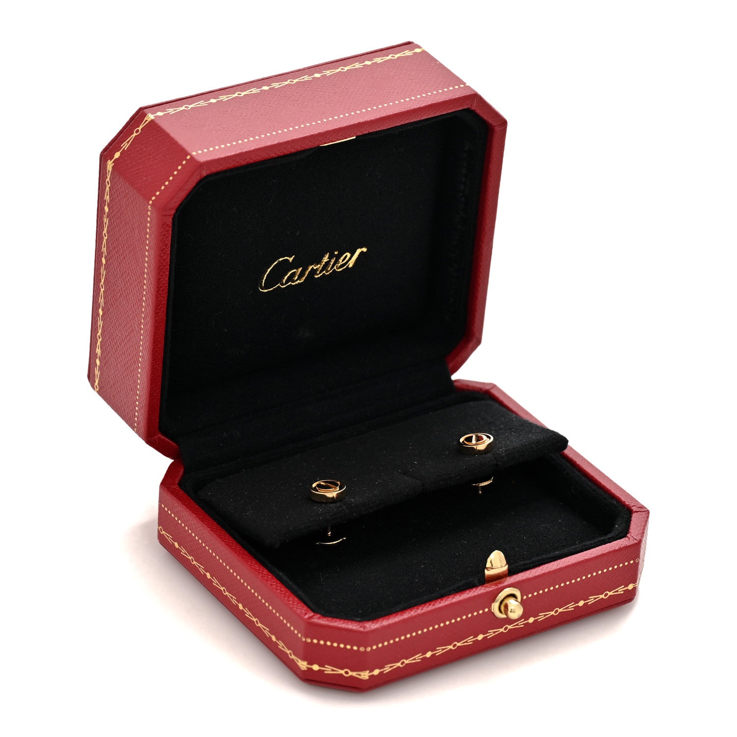 Cartier 18K Yellow Gold LOVE Earrings 5 of 5