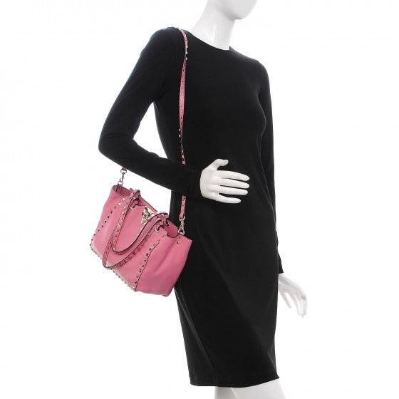 Vitello Small Rockstud Tote Ninphea
