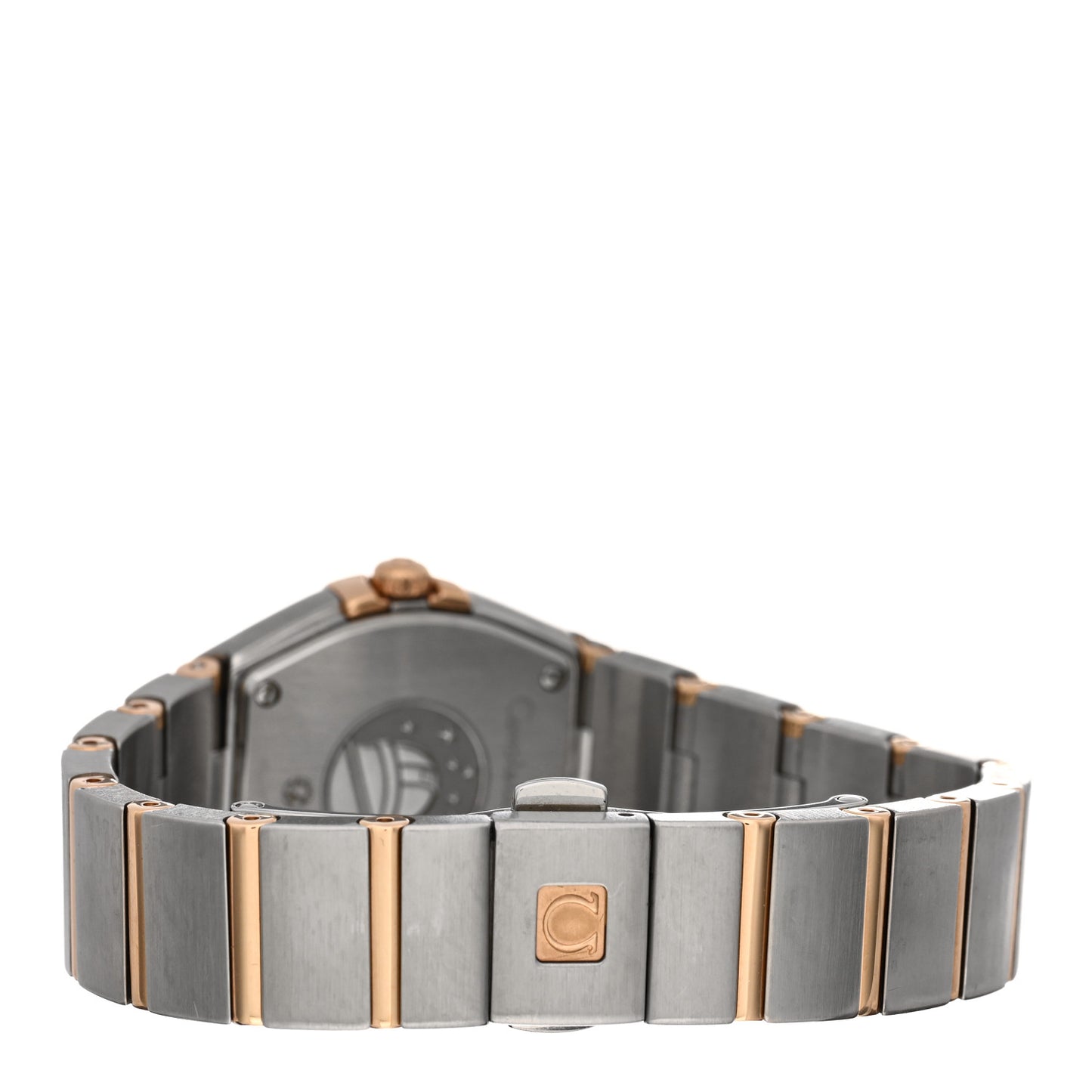 Stainless Steel 18K Red Gold Mother of Pearl 24mm Constellation Quartz Watch 123.20.24.60.05.001