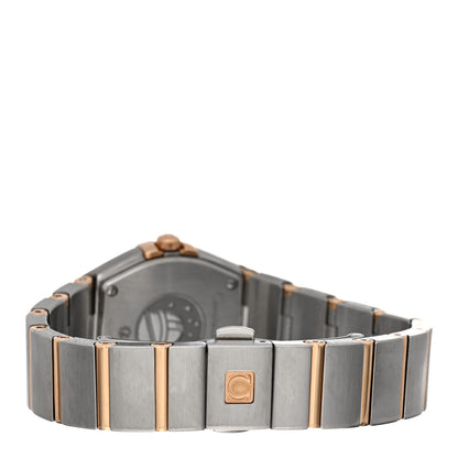 Omega Stainless Steel 18K Red Gold Mother of Pearl 24mm Constellation Quartz Watch 123.20.24.60.05.001 3 of 4
