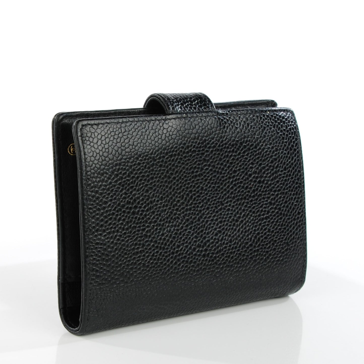Caviar Bi-fold Timeless CC Wallet Black
