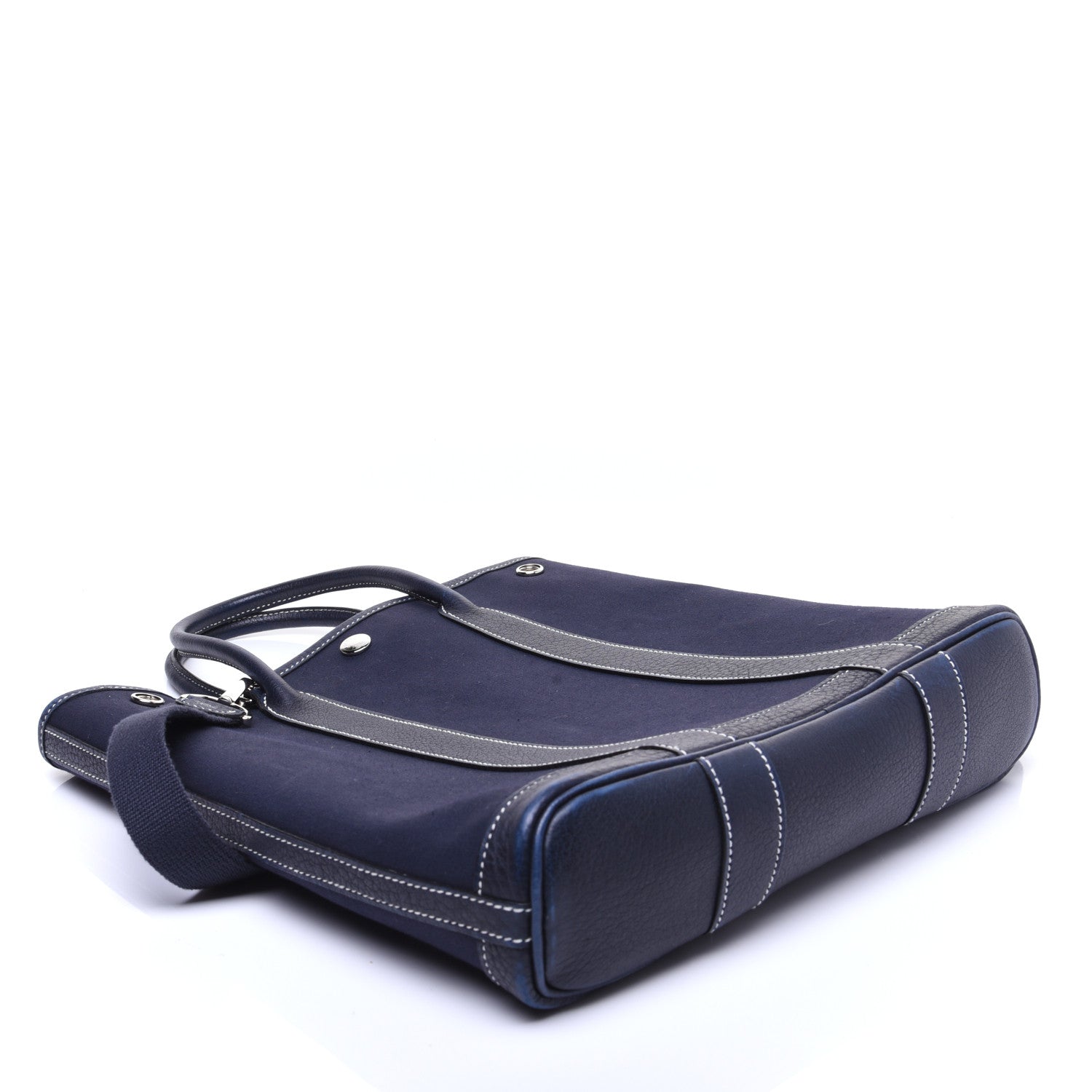 Hermes Toile Negonda Garden File PM Bleu Marine 4 of 12