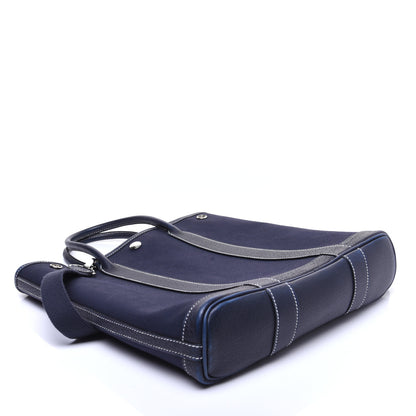 Hermes Toile Negonda Garden File PM Bleu Marine 4 of 12