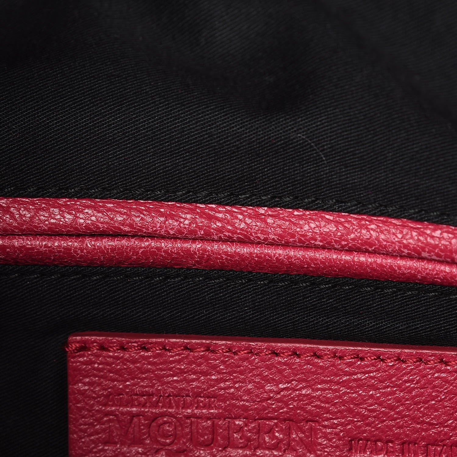 Alexander McQueen Calfskin De Manta Clutch Fuchsia 15 of 15