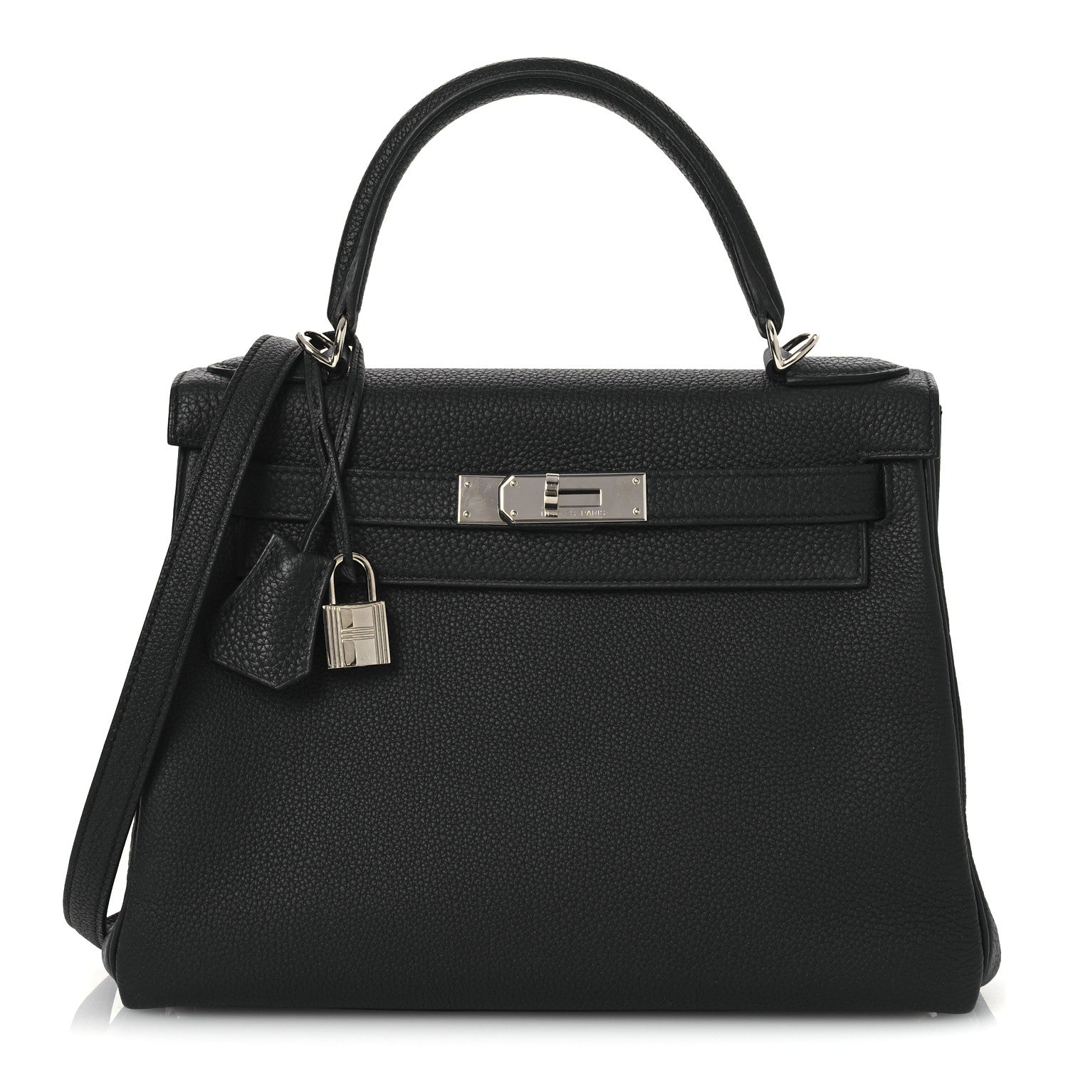 Hermes Togo Kelly Retourne 28 Black 1 of 13