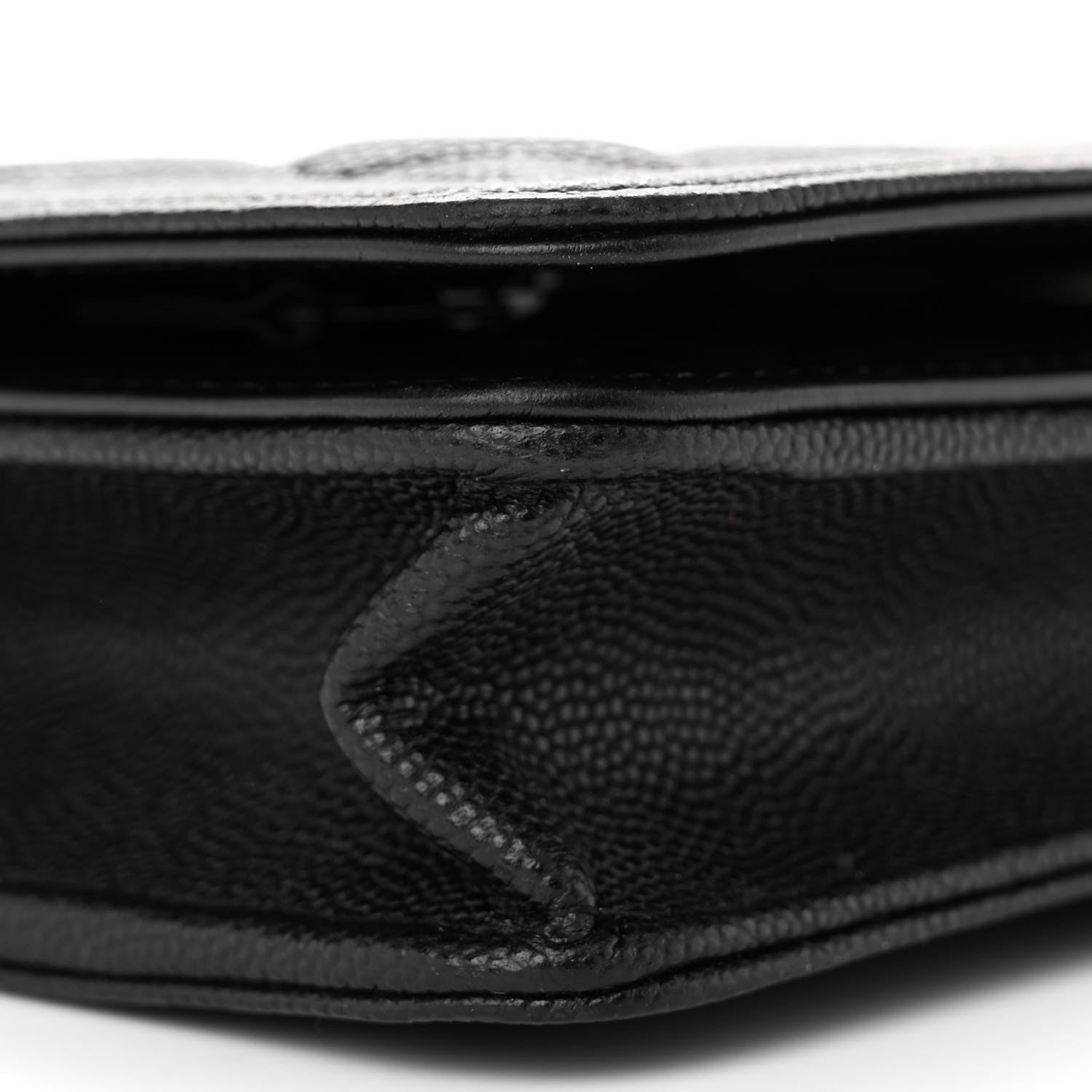 Chanel Caviar Quilted Boy Wallet On Chain WOC Black 11 of 17
