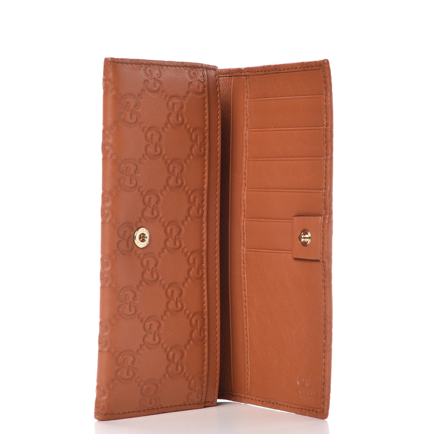 Gucci Guccissima Continental Wallet Saffron 5 of 10