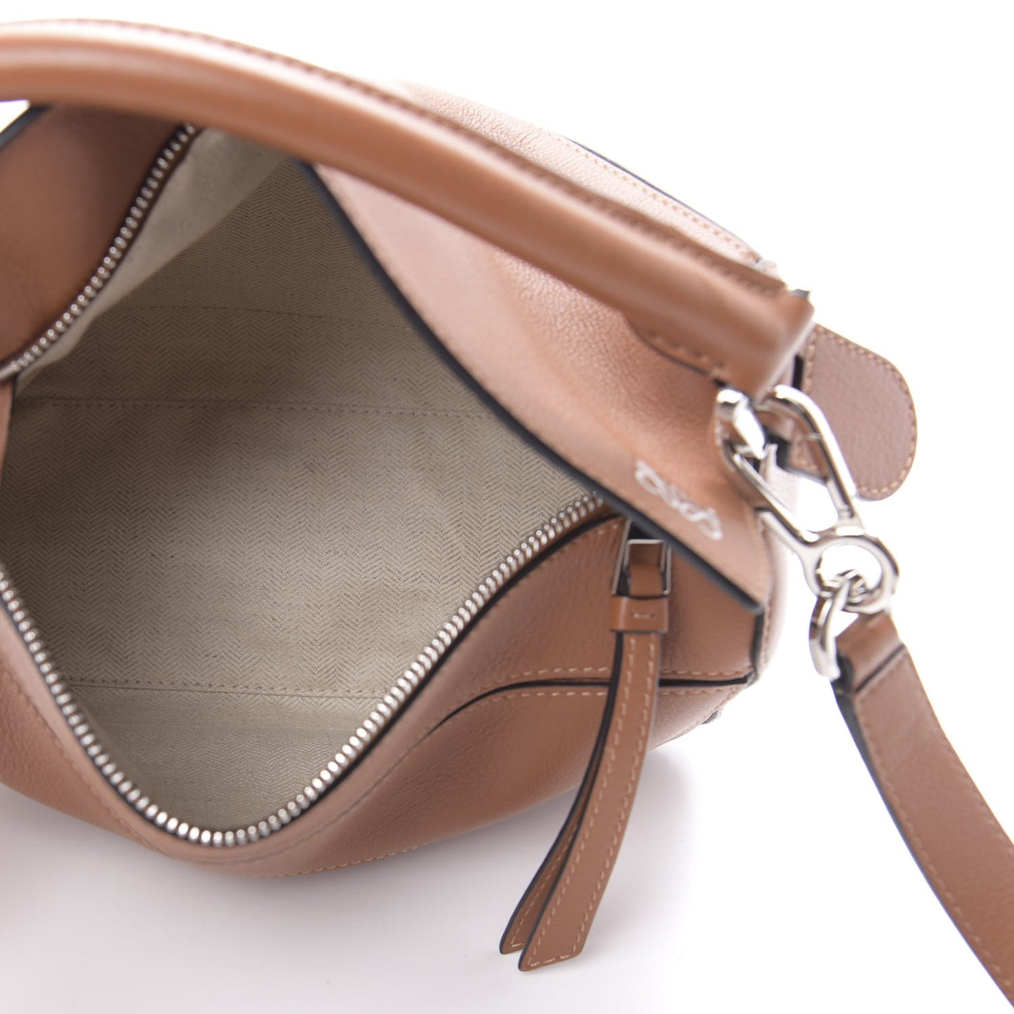 Calfskin Small Puzzle Bag Tan
