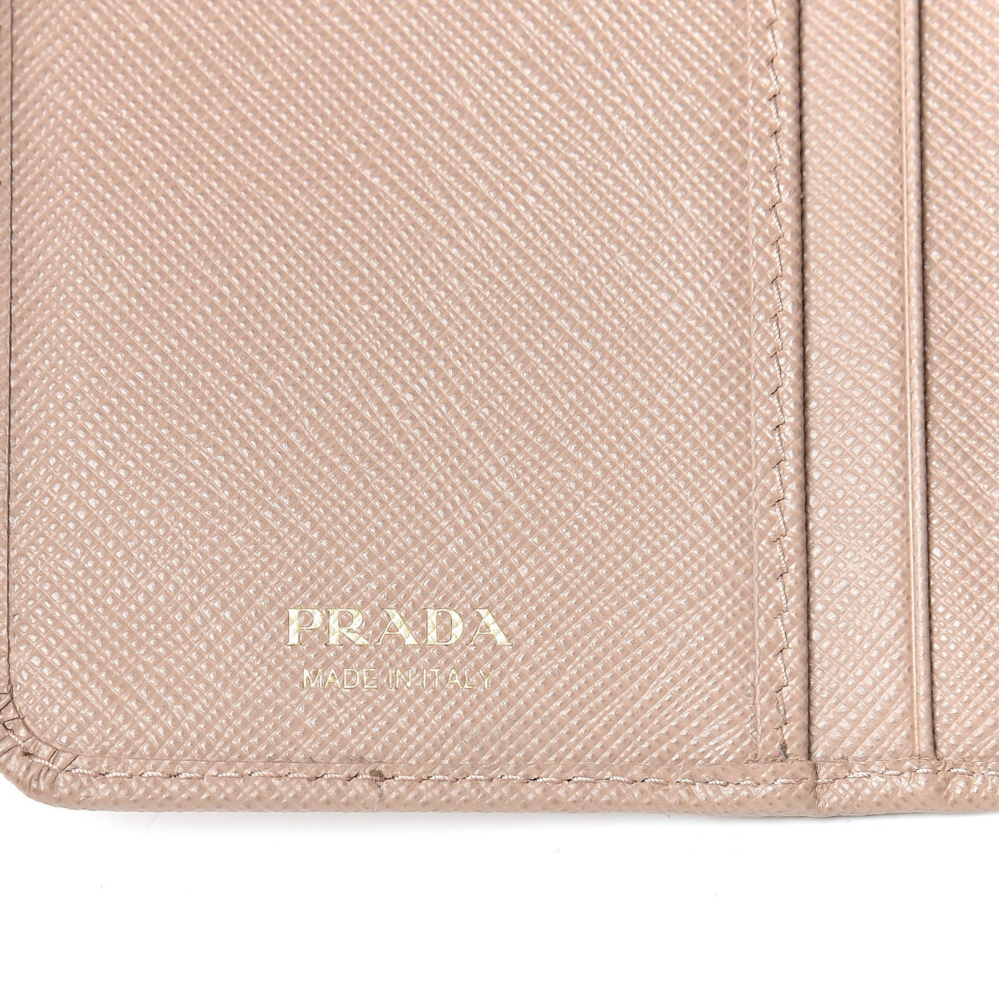 Saffiano Metal Compact Wallet Cipria
