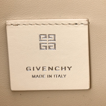 Givenchy Smooth Calfskin Small Moon Cut Out Shoulder Bag Ivory 6 of 10