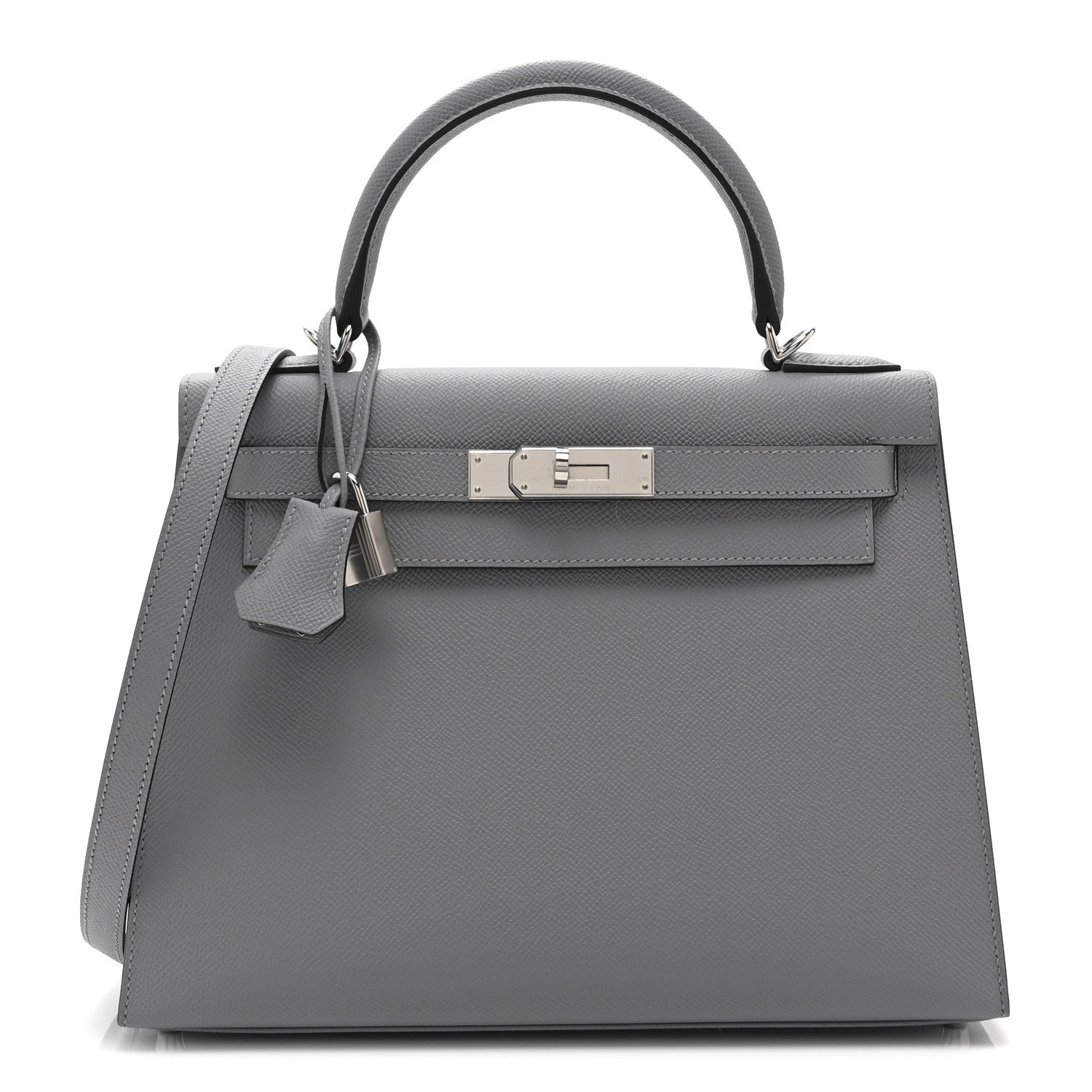 Hermes Epsom Kelly Sellier 28 Gris Pantin 1 of 11