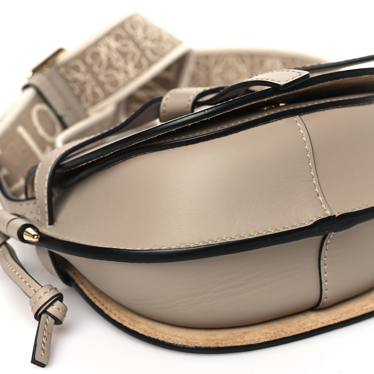 Loewe Calfskin Jacquard Mini Gate Dual Bag Sand 9 of 10