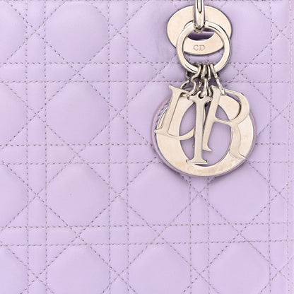 Christian Dior Lambskin Cannage Medium Lady Dior Purple 8 of 14