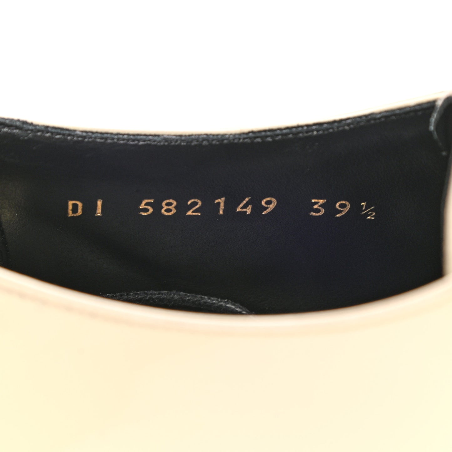 Patent Calfskin Jonas Derby 39.5 Coquille