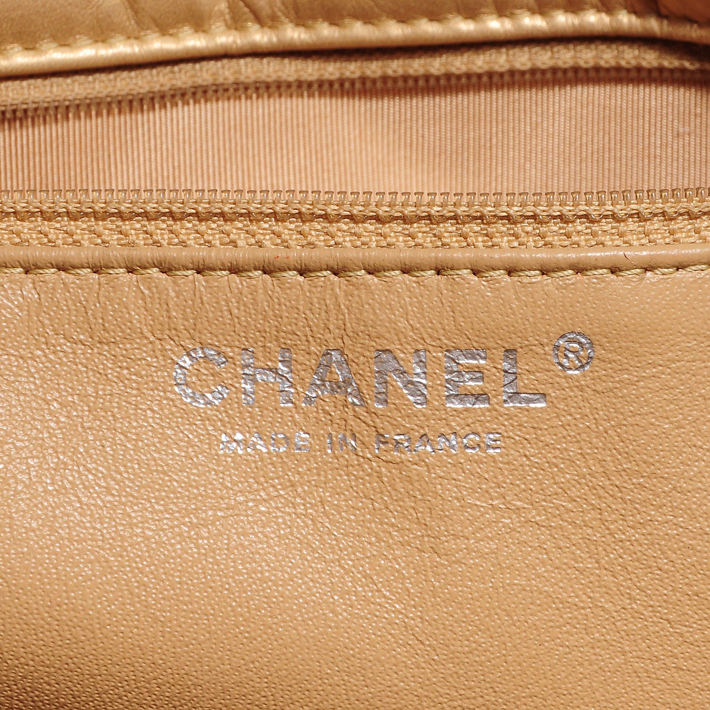 Aged Calfskin Reissue 2.55 Tote Light Gold