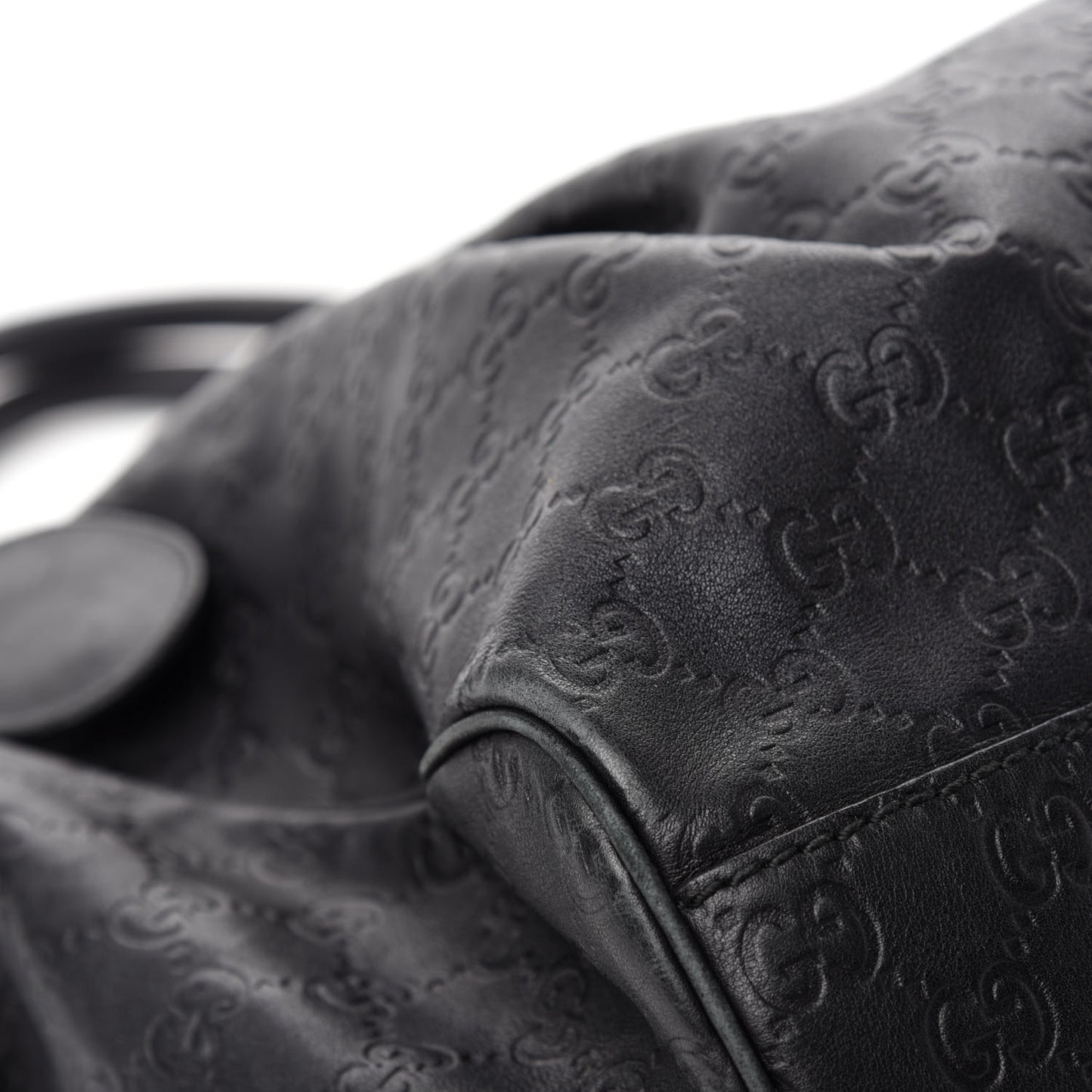 Guccissima Large Sukey Tote Black