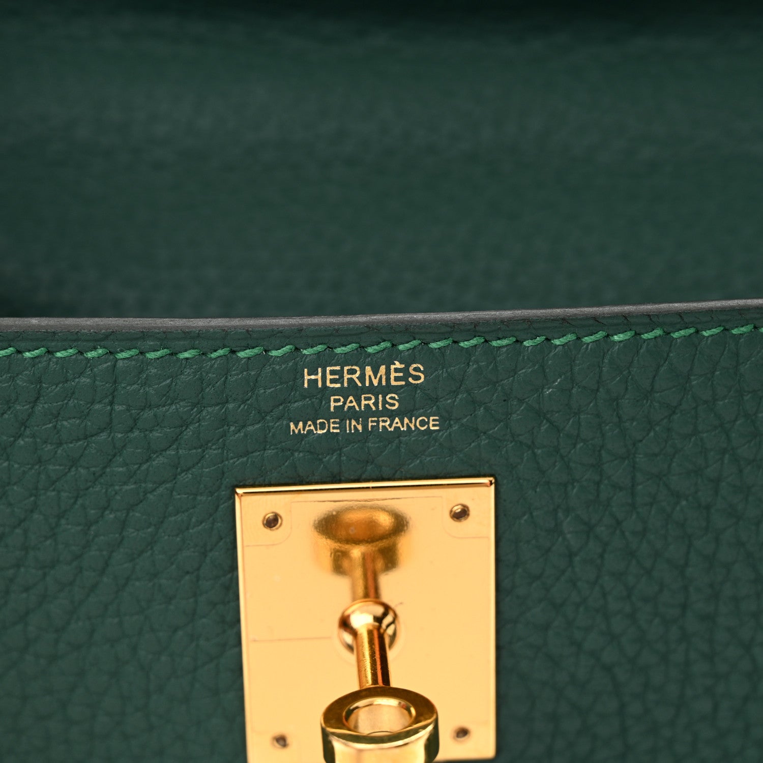 Hermes Taurillon Clemence Kelly Retourne 28 Malachite 6 of 12