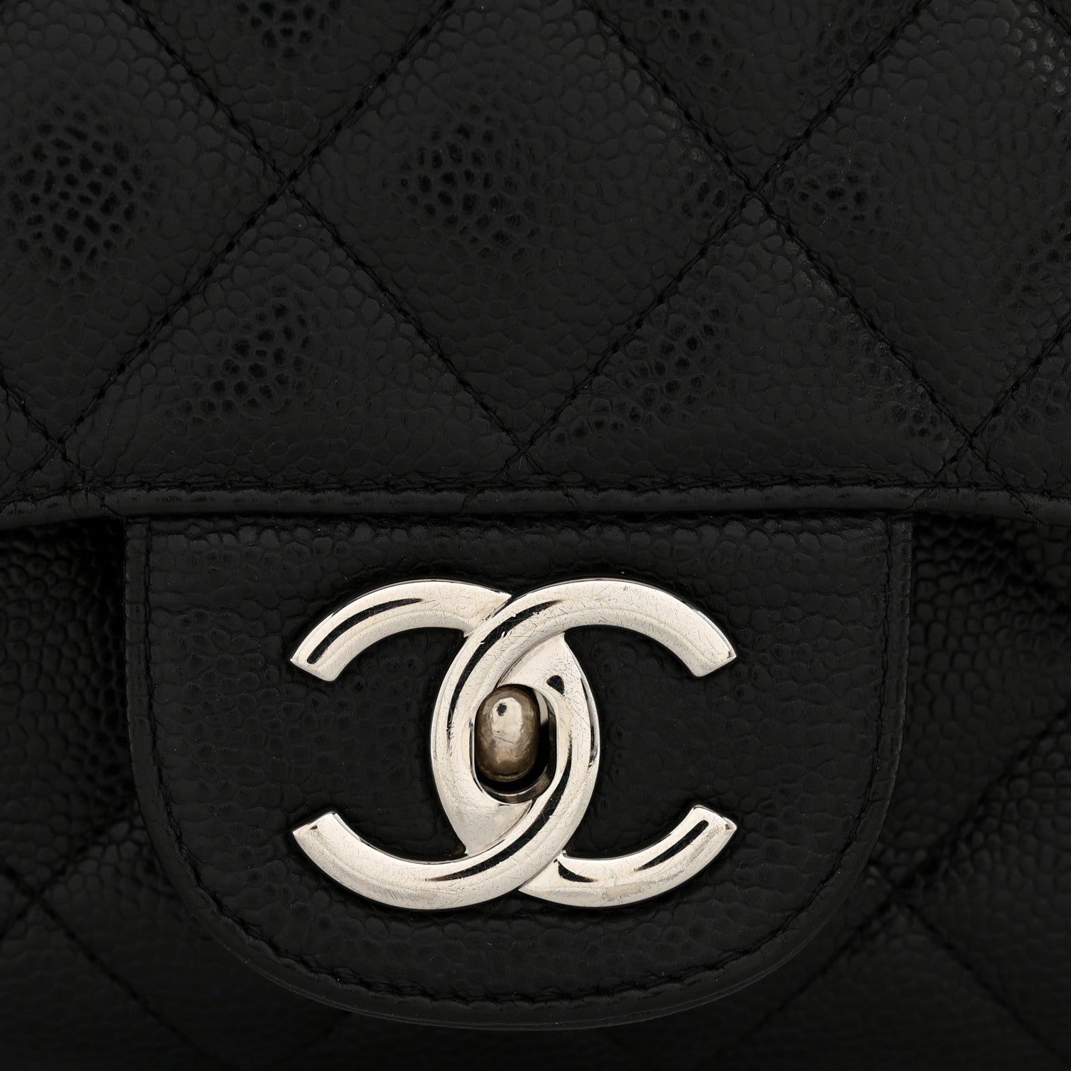 Chanel Caviar Quilted Maxi Double Flap Black 12 of 13