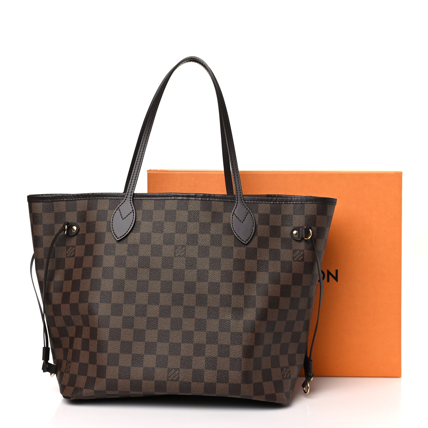 Louis Vuitton Damier Ebene Neo Neverfull MM Rose Ballerine 10 of 10