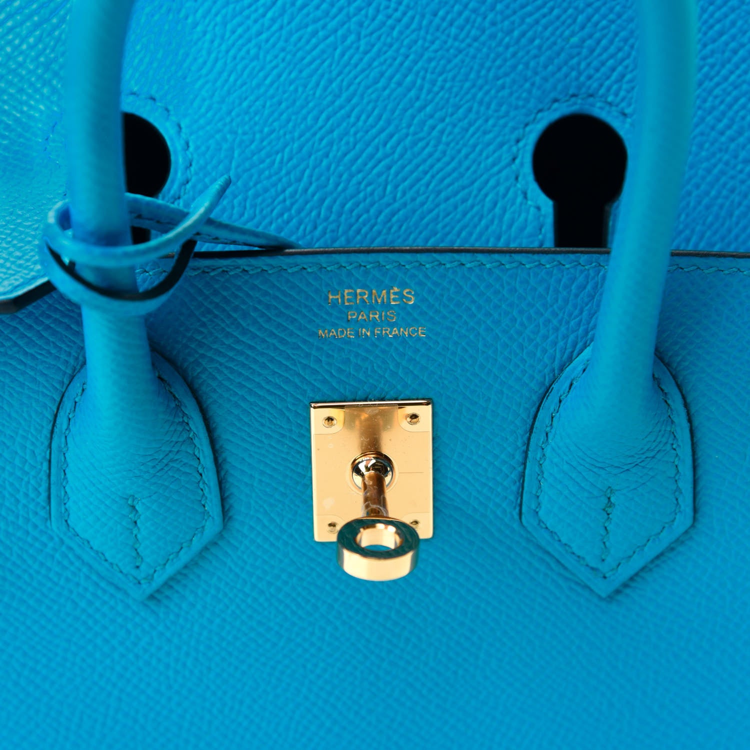 Hermes Epsom Birkin Sellier 25 Bleu Frida 8 of 11