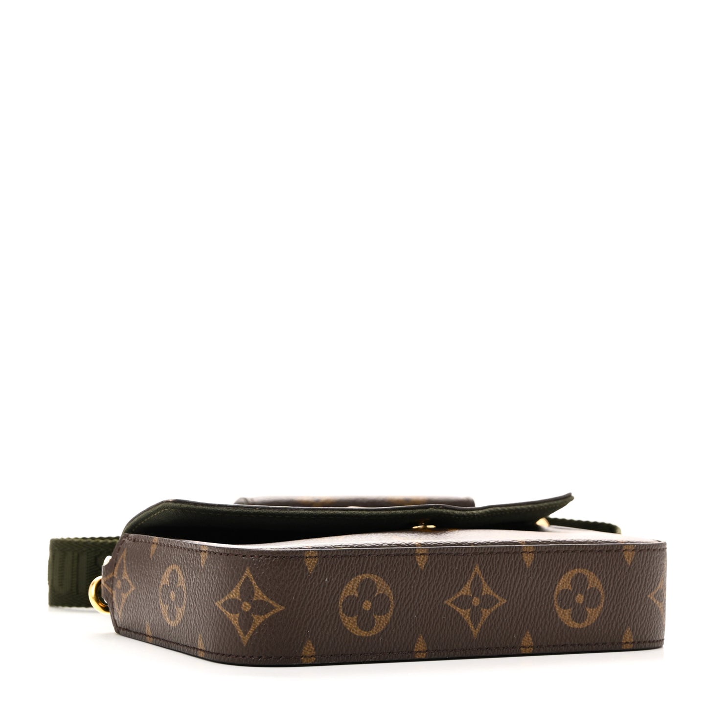 Monogram Felicie Strap & Go Kaki