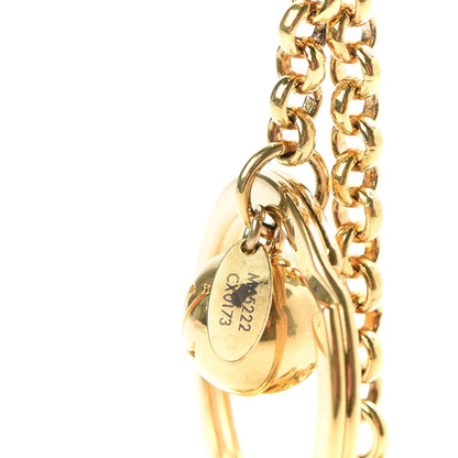 Louis Vuitton Metal Eclipse Bag Charm Key Holder Gold 4 of 4