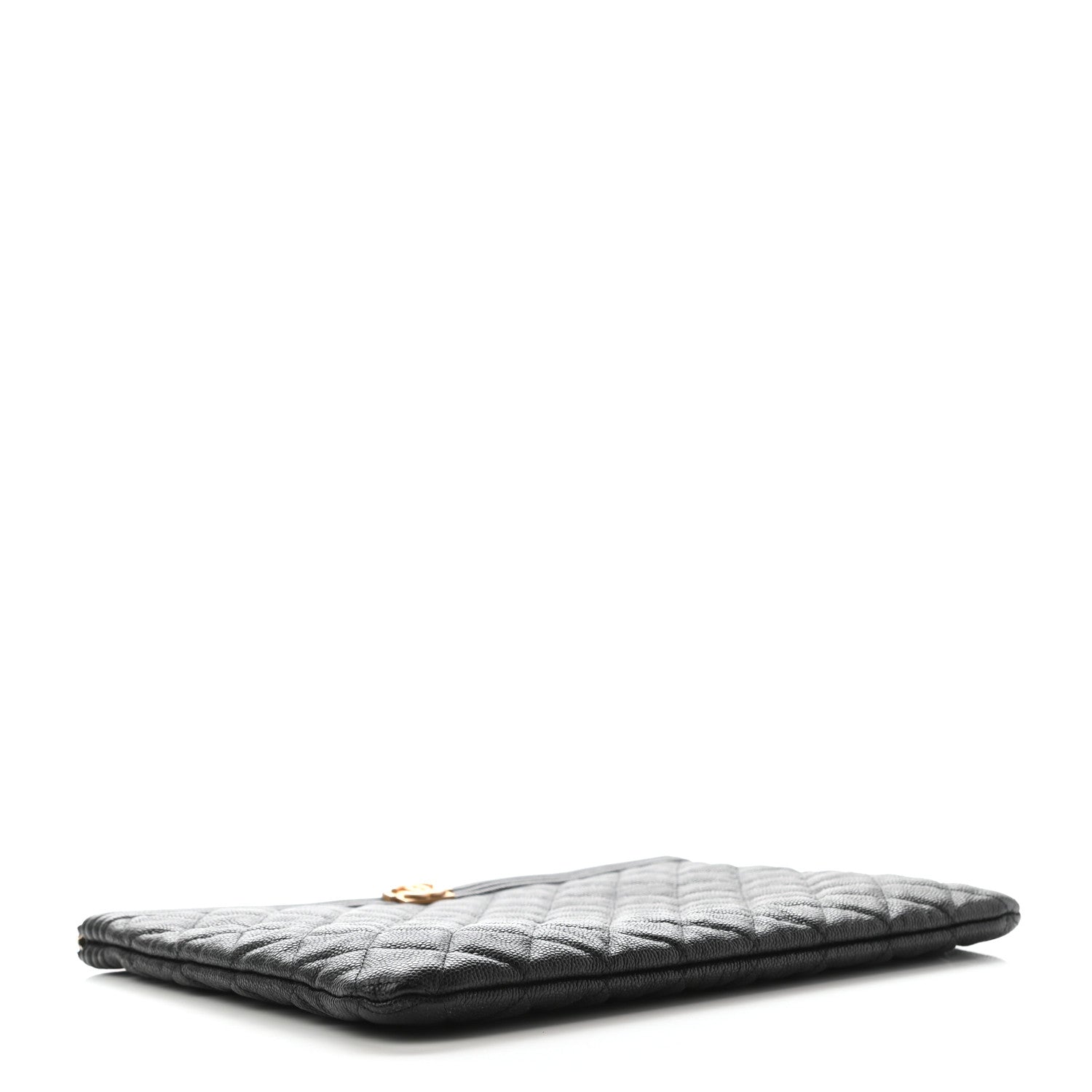 Chanel Caviar Quilted Medium Boy Cosmetic Case Black 4 of 9