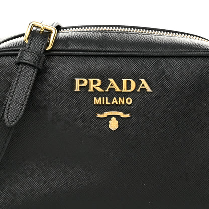 Prada Saffiano Mini Camera Crossbody Bag Black 7 of 9