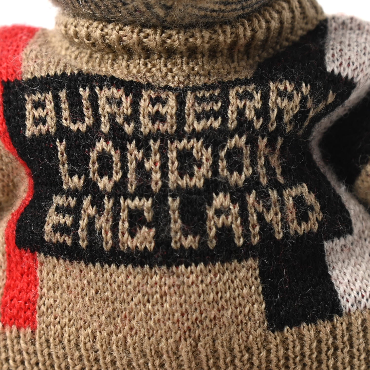 Burberry Thomas Sweater Teddy Bear Keychain Charm 3 of 5