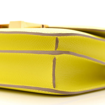 Hermes Epsom Constance 18 Lime 10 of 12