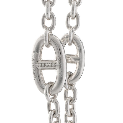 Hermes Sterling Silver Farandole Necklace 160 4 of 6