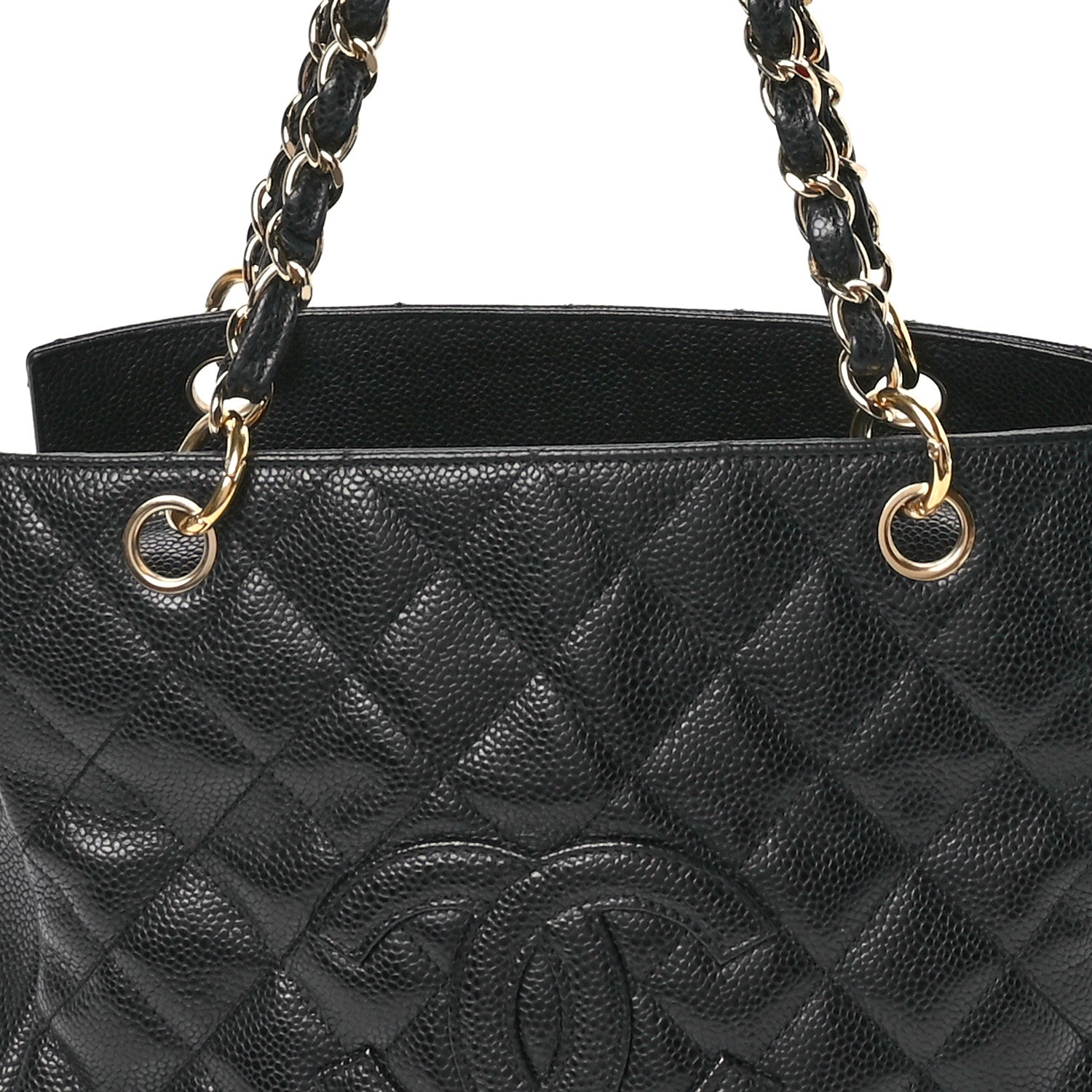 Chanel Caviar Quilted Petit Timeless Tote PTT Black 8 of 11