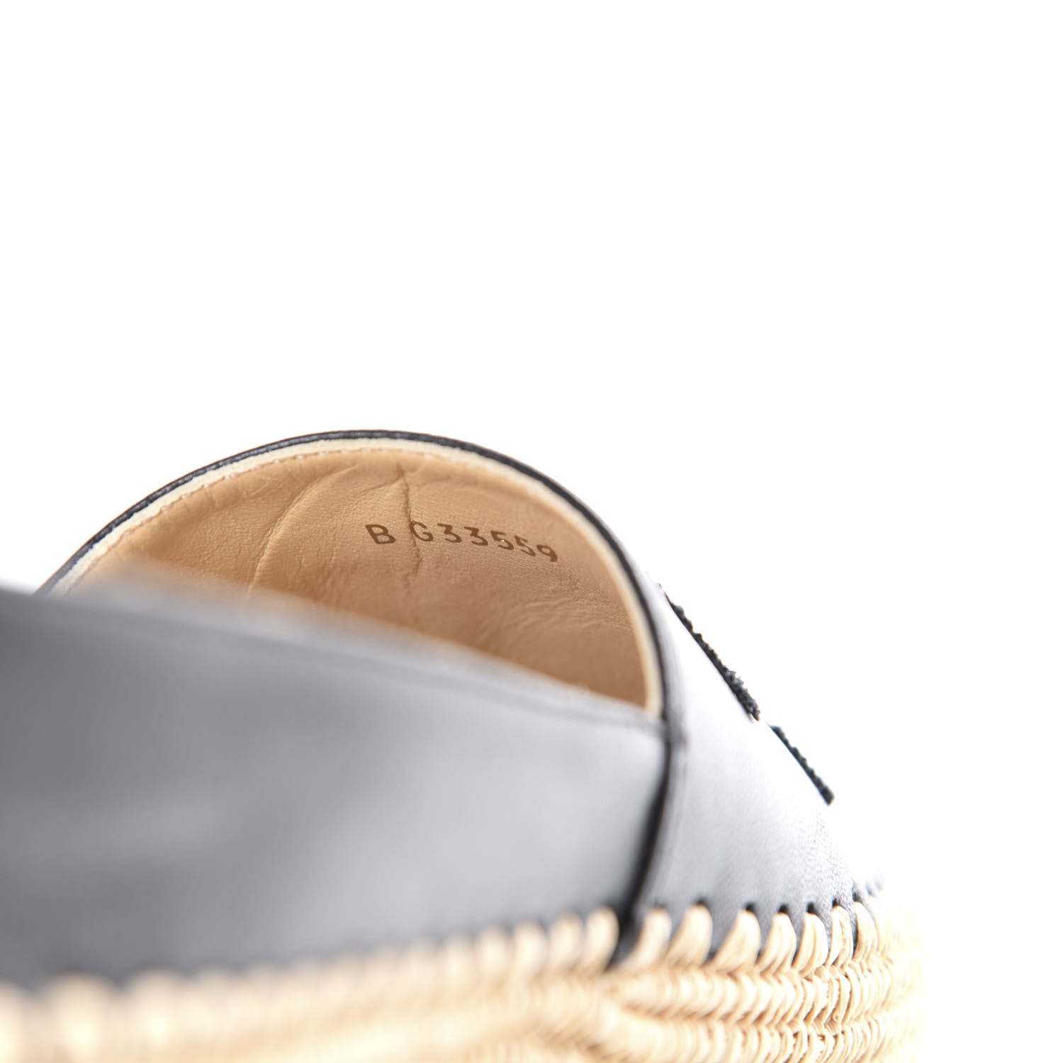 Chanel Lambskin Grosgrain CC Espadrilles 39 Black 7 of 10
