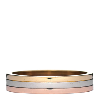 Cartier 18K Pink White Yellow Gold 4.8mm Vendome Louis Cartier Wedding Band Ring 66 11.5 3 of 5