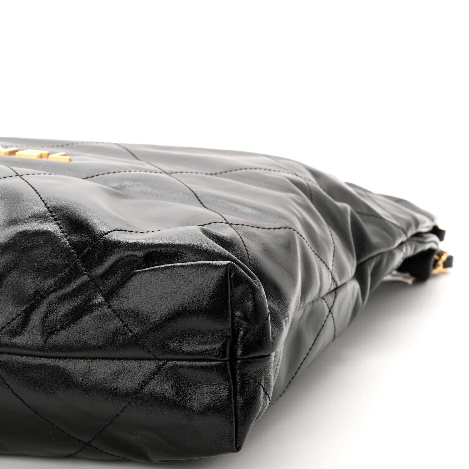 Chanel Shiny Calfskin Quilted Chanel 22 Black 11 of 11