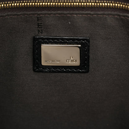 Fendi Vitello Acqua Maxi Baguette Shoulder Bag Black 6 of 10