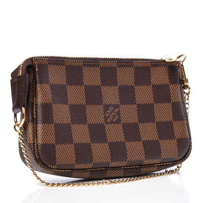 Louis Vuitton Damier Ebene Mini Pochette Accessories 3 of 7