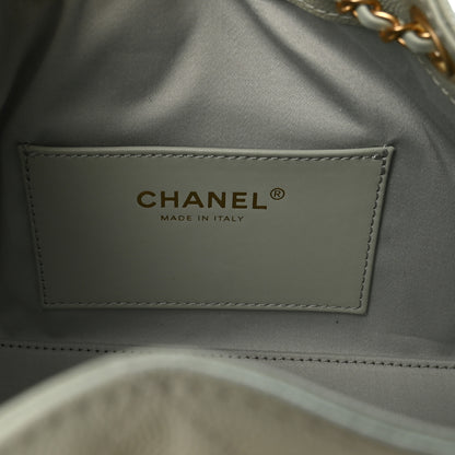 Chanel Caviar Quilted Mini Chanel 25 Handbag Light Green 6 of 10