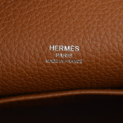 Hermes Taurillon Clemence Sac Goodnews PM Gold 7 of 10