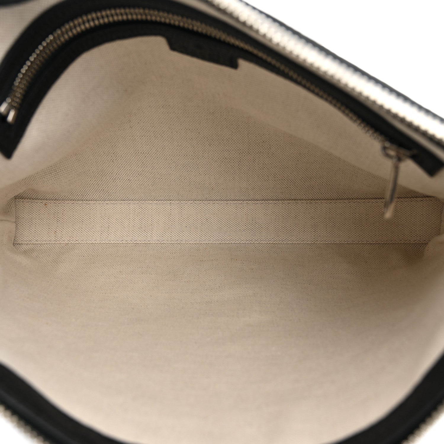 Gucci Piuma Calfskin Jumbo GG Embossed Medium Wristlet Messenger Bag Black 5 of 10