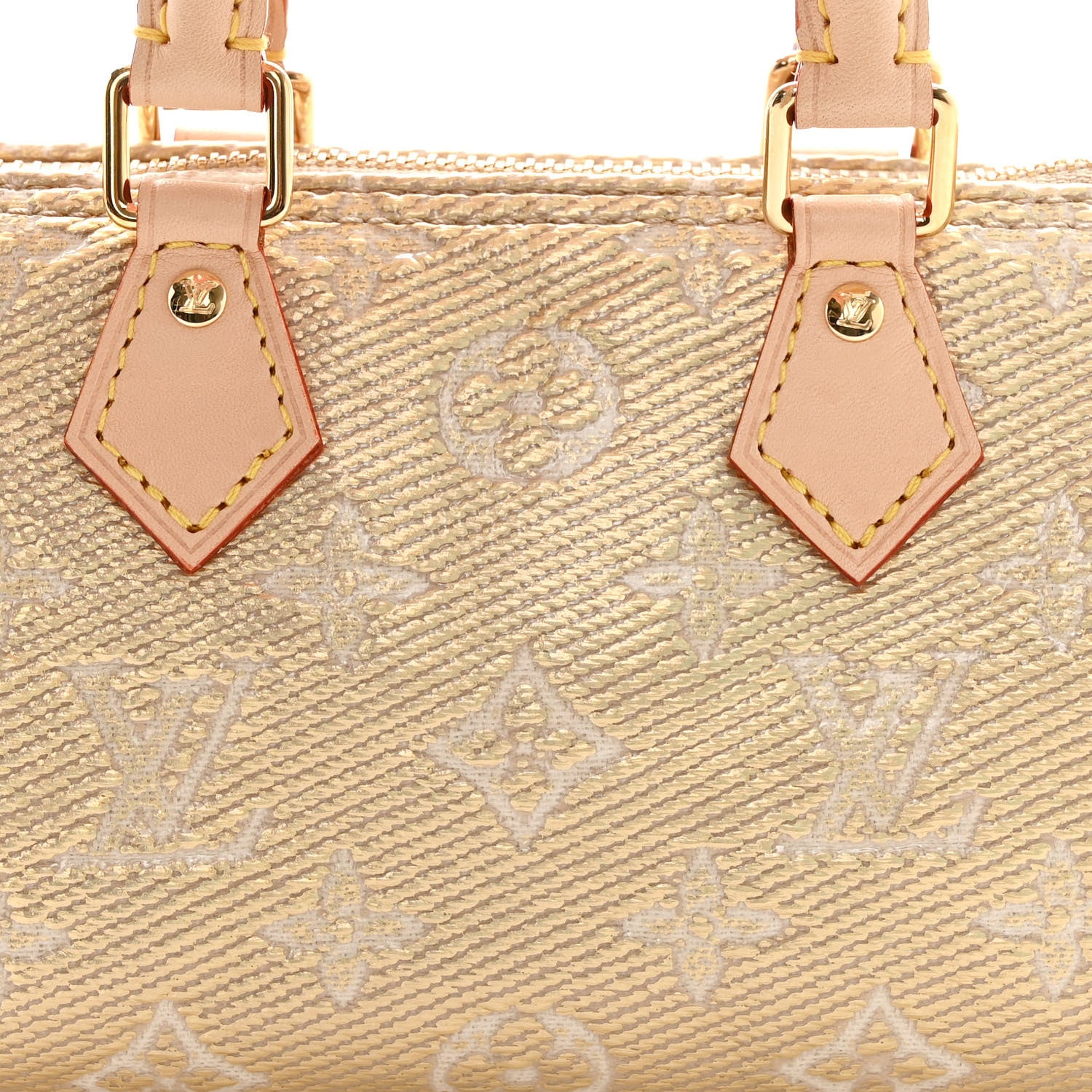 Louis Vuitton Monoglam Nano Speedy Beige 7 of 10