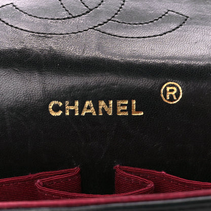 Chanel Lambskin Quilted Small Double Flap Black 6 of 11