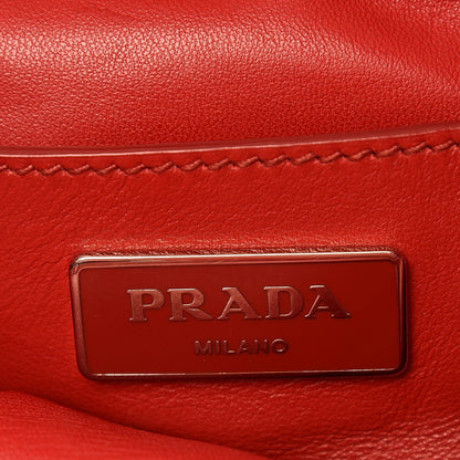 Prada Soft Calf Bucket Bag Bleuette 7 of 9